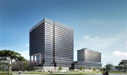 云荟大厦OA500网络地板顺利完工